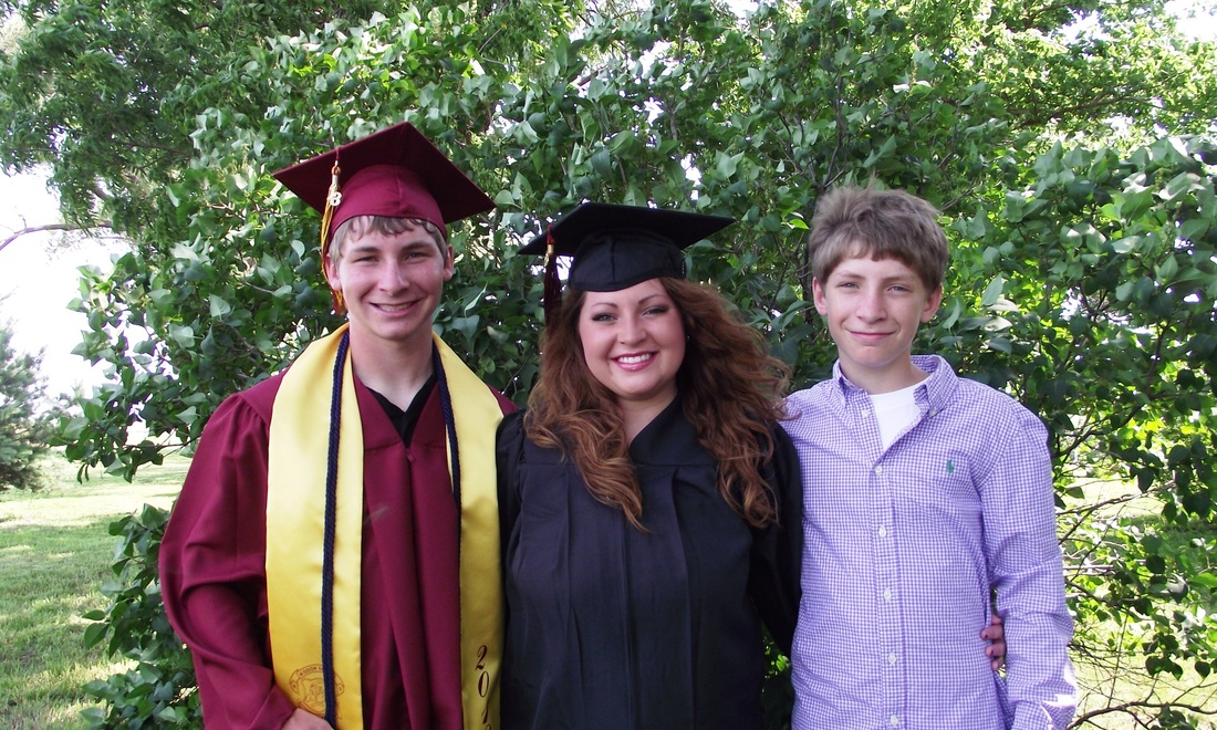 Joe, Sam and Becky Graduation